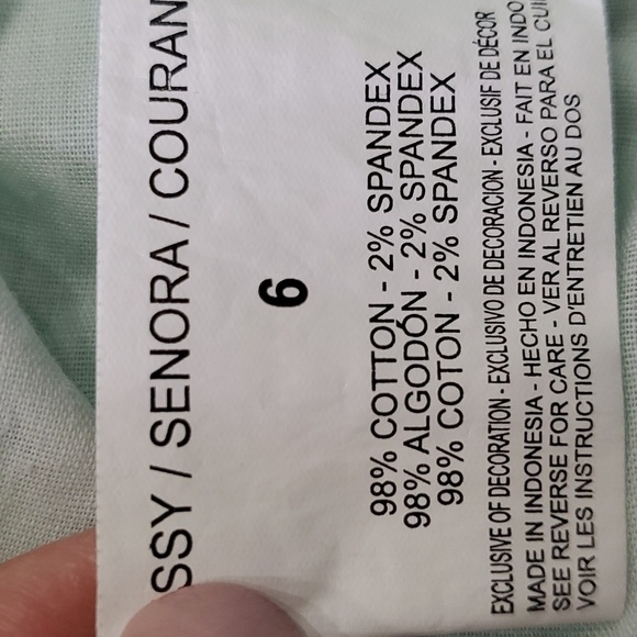 BANDOLINO, green capris size 6. GZREAT FOR GOLF Gme. Very‎ good used condition. - Picture 9 of 9